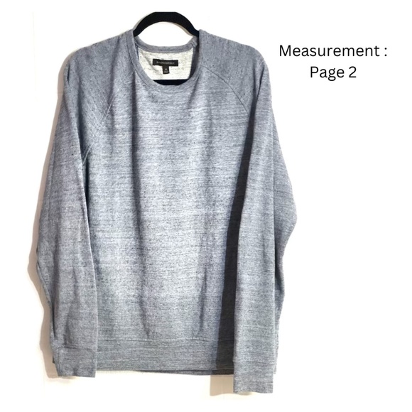 Banana Republic Gray Mens Sweater Sweatshirt/Sz: XL-Casual Relaxed Fit Pullover - Picture 1 of 5